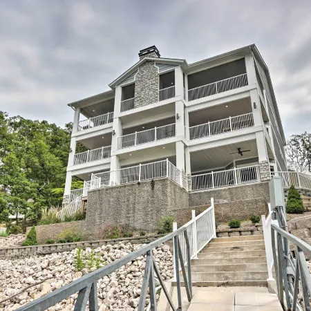 Boat Dock, Game Room! Multi-Level Osage Beach Home
