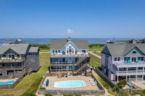 8Br Ocean/Beachfront w/ Heated Pool & Hot Tub in Obx! Hotels in Frisco