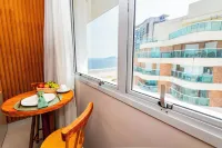 Stay Home Luxo | 1Min Praia Gonzaga | Rooftop, Piscina, Sauna & Gym - con vista mare