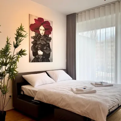 M2Suites by BestChoice - Messe - Parking - Self-Check-IN 슈타트할레 그라츠 주변 호텔