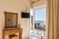 Studio Apartments with Pool, Panorama Sea View - Pelekas Beach, Corfu.