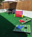 Central park inspired 1 BR w pool & yard games