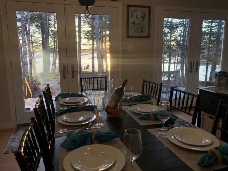 Oceanfront Home; A Coastal Maine Woodland Retreat