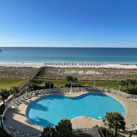 7th floor 2 bedroom 2 bath oceanfront condo at Beach Colony West.