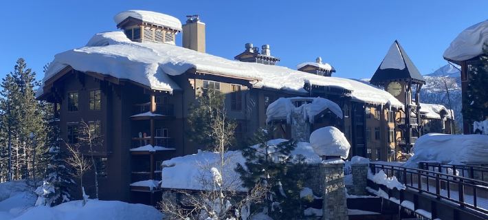 Spacious, top floor, tree views, tastefully remodeled condo, in The Village Hotels in Mammoth Lakes