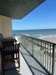 Cozy 1-bedroom condo with AC, WiFi, and Pool in Daytona Beach Shores, Florida.
