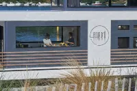 A lodge boat at Guidel-Plages marina