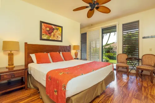 2/2 BEACHFRONT RESORT w AC, Poipu Beach - Kiahuna Garden View Condo, Pool/Gym