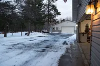 3 bedroom/2 bath house in St. Germain. Heated garage-backs to snowmobile trail!