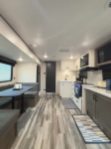 Cozy RV Retreat with Private Hot Tub and Fenced Yard