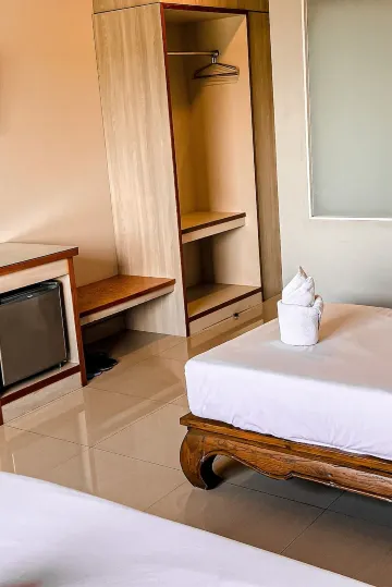 ห้องอีโคโนมีทวิน, 1 ห้องนอน