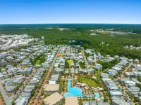 Lagoon Pool and Outdoor Kitchen - Elegant Beach Retreat