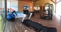 OKA Beach Residence Flat de Luxo Térreo - gimnasio