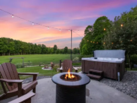 Luxury Riverfront Home on 15+ Private Acres • Hot Tub • Game Room • Sleeps 16 Hotels in Campton