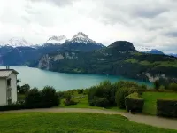Private studio with alps view FREE pool/sauna at Swiss Holiday Park + parking