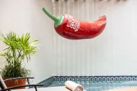 Split-Level Loft in a Staffed Villa with Inspiring Views and a Saltwater Pool