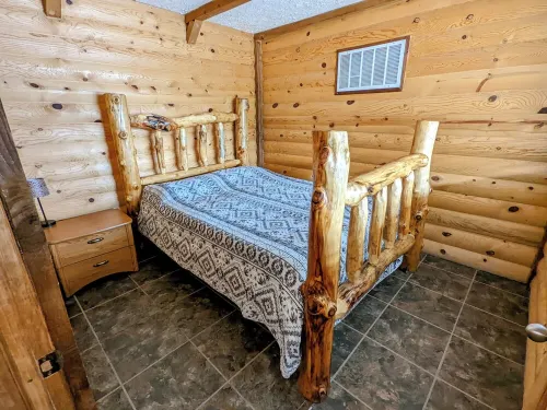 Lakeside lodging, fishing and recreation.