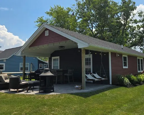 Enjoy the Lake Views from this adorable completely  remodeled home in Angola NY. Hotels in Evans