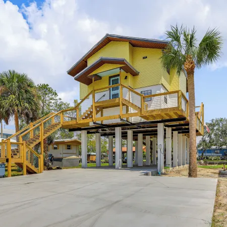 'Sunny Side up' Canal-Front Getaway w/ Dock! Hotels in Dixie County