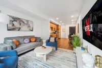 Modern 1bdr Getaway w/pool, free parking, gym