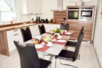 Lake vacation Müritz - House Nordlicht with sauna, fireplace & wallbox, 250 m to the beach