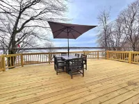 Darling cabin on Lake Huron in the beautiful Les Cheneaux Islands of Cedarville.