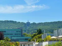 Exclusive city studio with 3 bedrooms in art nouveau villa & Hercules view for 8 guests