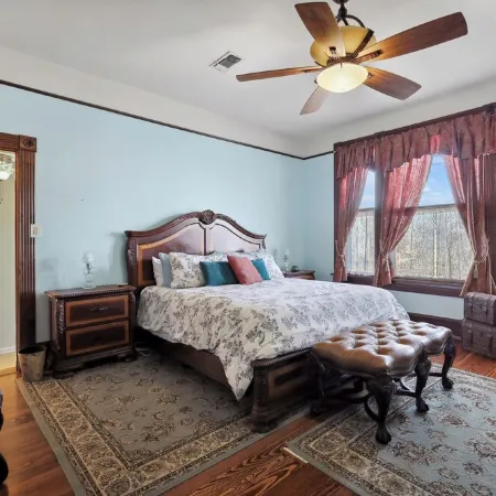 The Denton Street Holiday House, an 1893 Victorian in the Historic District