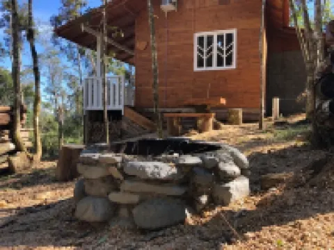 Quinta da Vó Sônia Cabins. Cabana Alegria.