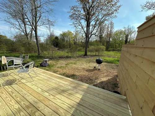 Newly built, large modern timber frame apartment in Charlotte, VT Hotels in Charlotte