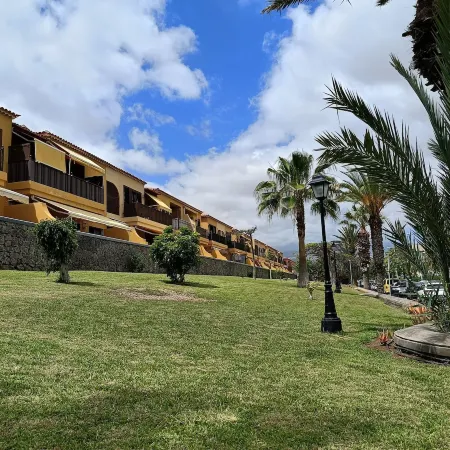 Yellow mountain in paradise