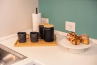 Apartment with a balcony overlooking the harbor