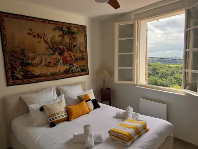 Villa GALET-Chambre LE JASSO, a cocoon in a 1ha property, sea view-citadel Hotels near St Paul de Vence