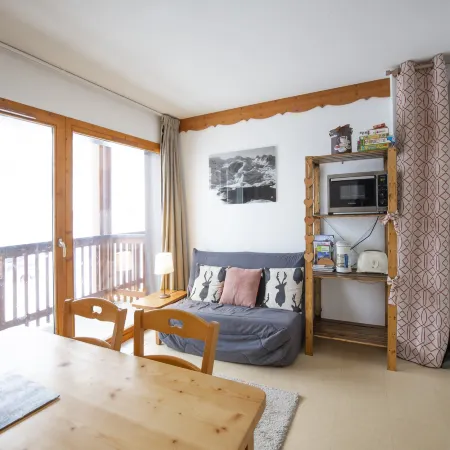 Apartment in Val Cenis with mountain views