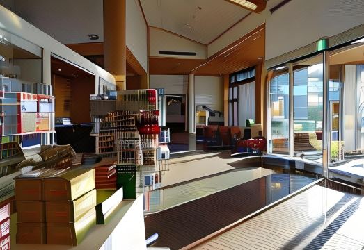 호수 전망 식당