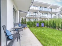 Ground floor apartment with a garden in Niechorze - Beach