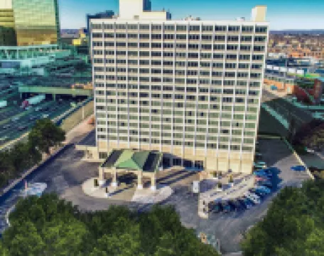 Landing in Downtown Hartford Near Dunkin' Park