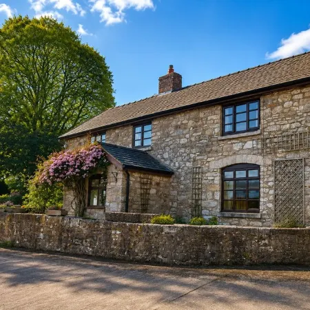 Cynynion Uchaf Farmhouse - Welsh Borders, 1700s, Epic Views