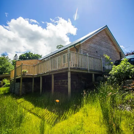 Riverside Hideaway for Two Hot Tub River Lochay キリンのホテル