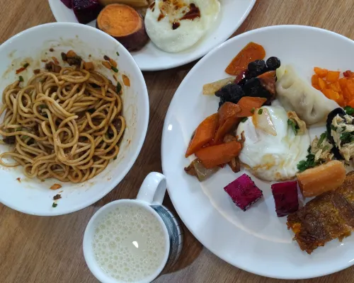 Starway Hotel (Wuhan Jianghan Road Pedestrian Street Jiqing Street) تناول الطعام Photos