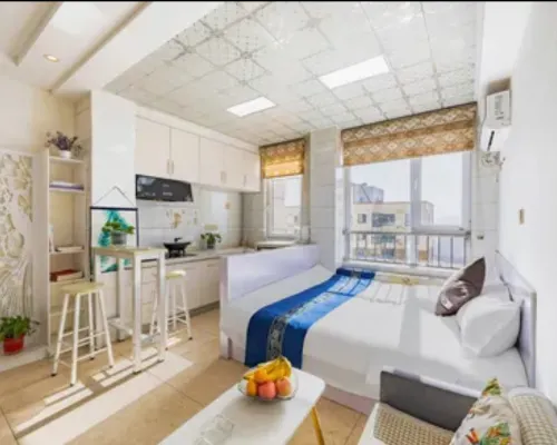 Qingyun Boutique Vacation Apartment (Weihai High-Speed Railway Station Hanlefang) Zimmer Photos