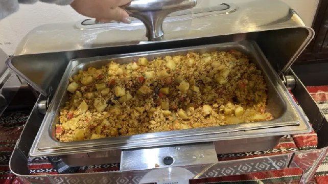 فندق أمواج الدولي تناول الطعام Photos