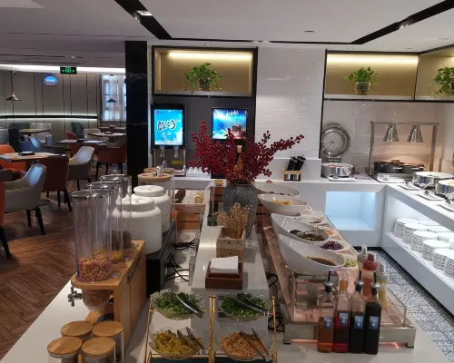 Echarm Hotel (WuZhou QinLouChen WangCheng Plaza) تناول الطعام Photos