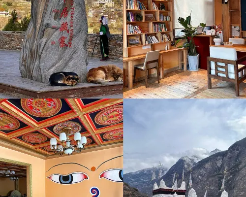 Yake Cloud Lodge ( JiaJu Village ) DanBa Общественные зоны Photos