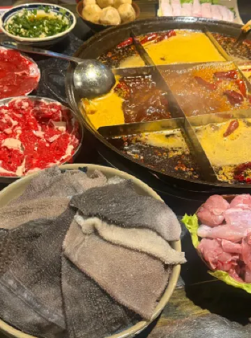 Boshixi City View Audio-Visual Apartment, Chengdu Makanan Photos