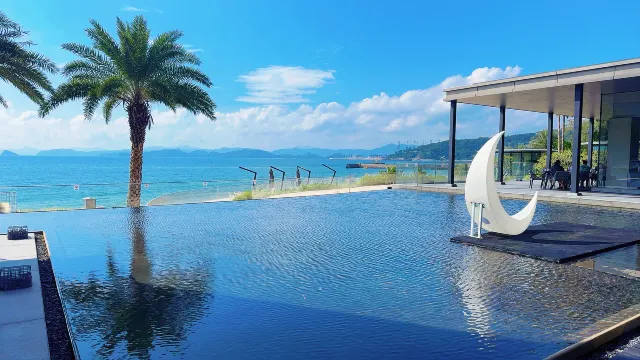 深圳大梅沙京基洲際度假酒店泳池與海景