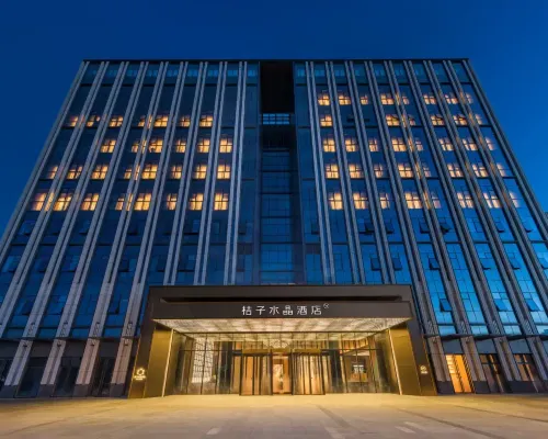 Beijing Houshayu New International Exhibition Center Crystal Orange Hotel Eksterior Photos