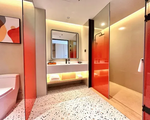 Elong ME Hotel (Zhuhai North Railway Station Changyuan Science and Technology Park) Zimmer Photos