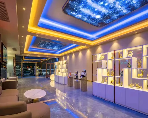 Dequan Luxury Hotel (Chaoyang Railway Station Shilipu Subway Station Branch) Öffentliche Flächen Photos