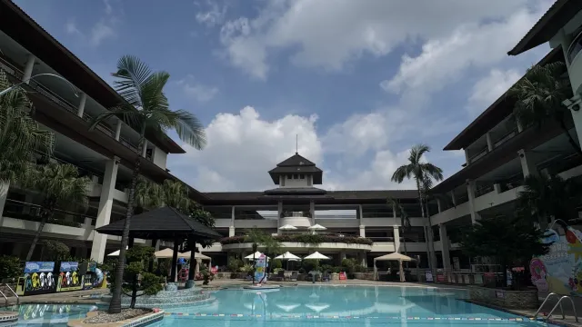 深圳觀瀾湖度假酒店泳池與度假村建築